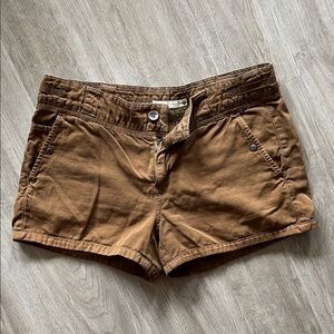 Women's Brown Cargo Shorts